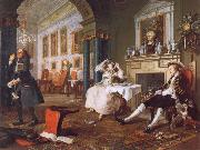 William Hogarth Marriage a la Mode ii The Tete a Tete china oil painting artist